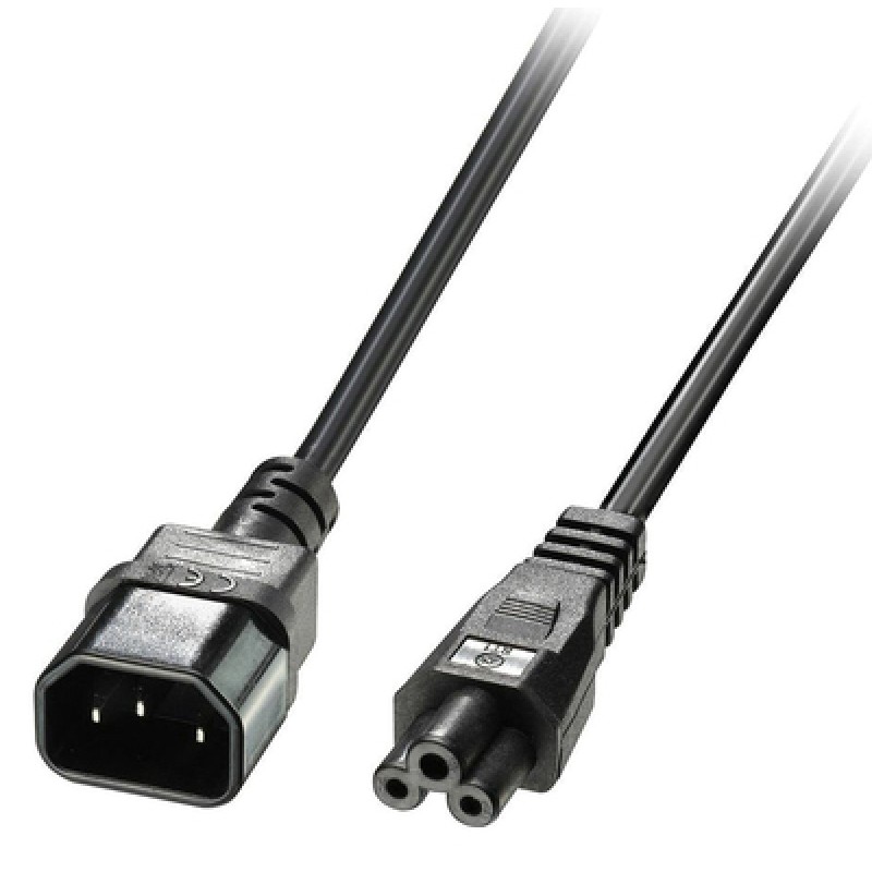Powertech POWERTECH καλώδιο τροφοδοσίας CAB-P034, 0.75mm², copper, 1m, μαύρο