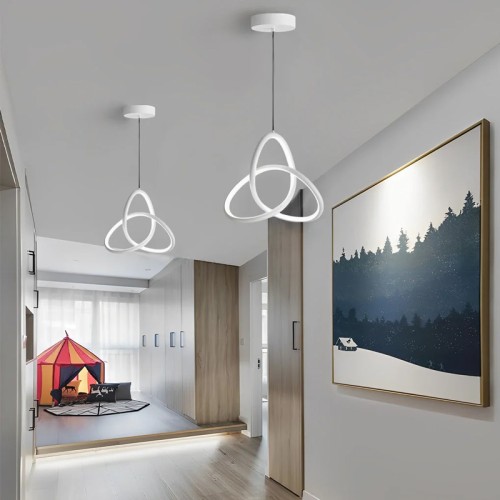 Powertech POWERTECH LED φωτιστικό οροφής HLL-0121, 15W, 4000K, Φ22cm x 1m, λευκό