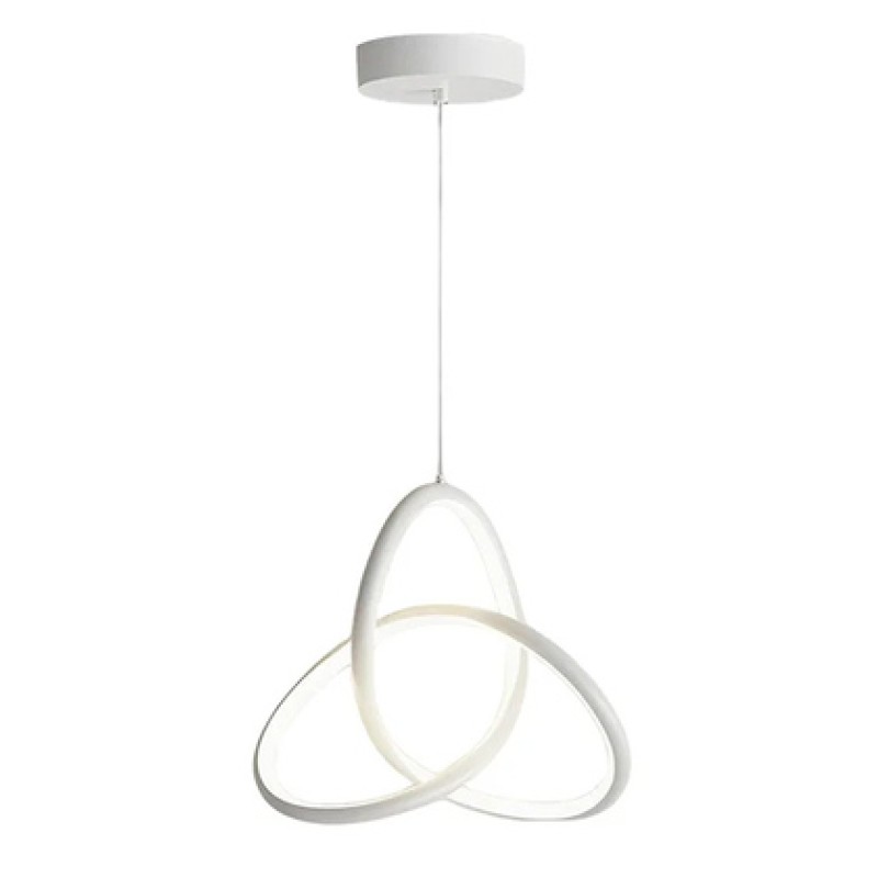 Powertech POWERTECH LED φωτιστικό οροφής HLL-0121, 15W, 4000K, Φ22cm x 1m, λευκό