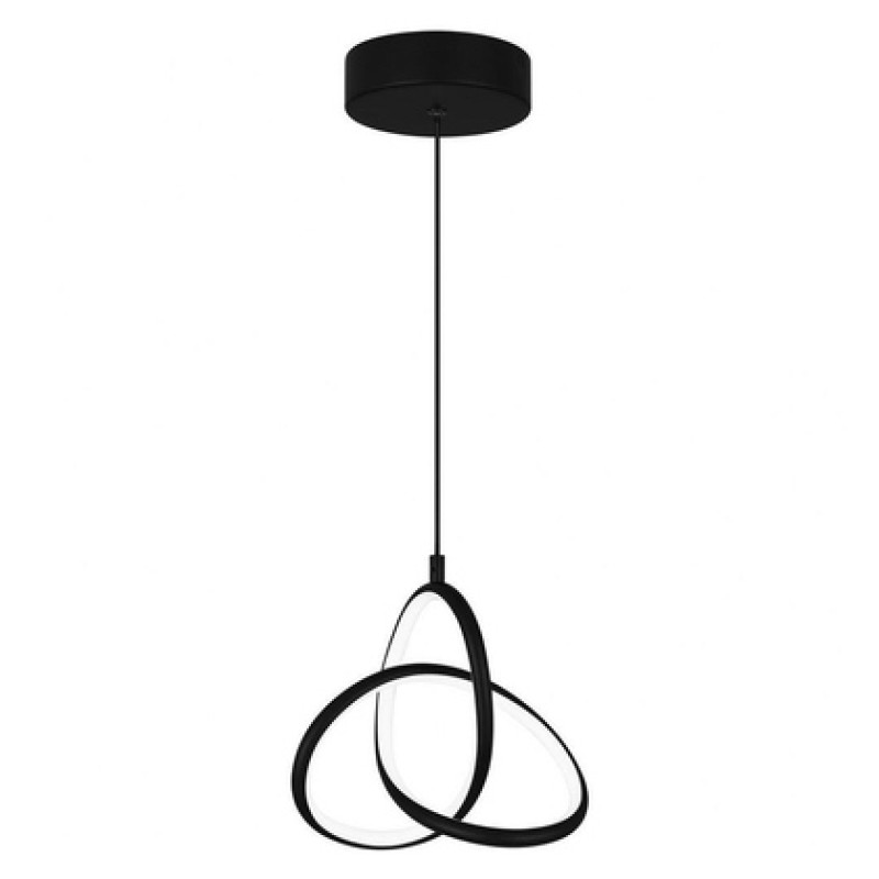Powertech POWERTECH LED φωτιστικό οροφής HLL-0123, 15W, 4000K, Φ22cm x 1m, μαύρο
