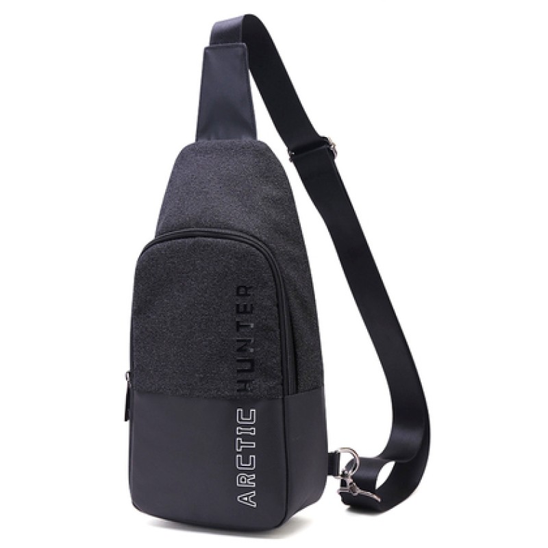 Arctic Hunter ARCTIC HUNTER τσάντα Crossbody XB0058, 5L, μαύρη
