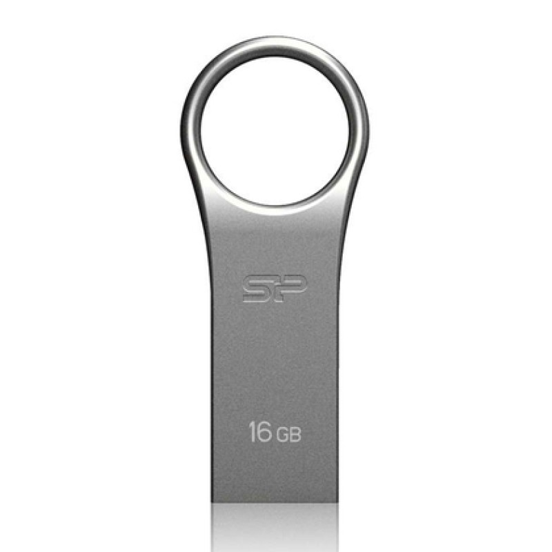 SILICON POWER SILICON POWER USB Flash Drive Firma F80, 16GB, USB 2.0, ασημί