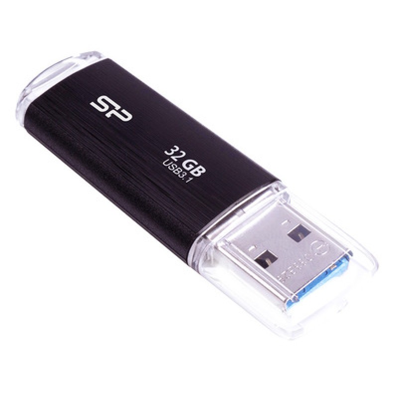 SILICON POWER SILICON POWER USB Flash Drive Blaze B02, 32GB, USB 3.2, μαύρο