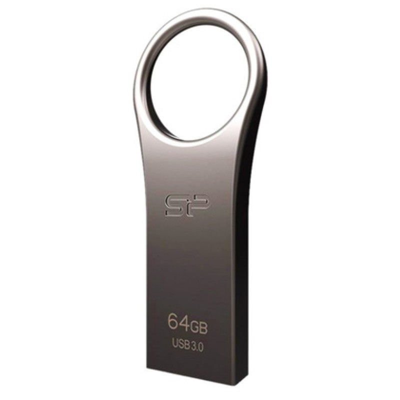 SILICON POWER SILICON POWER USB Flash Drive Jewel 80, 64GB, USB 3.2, ασημί