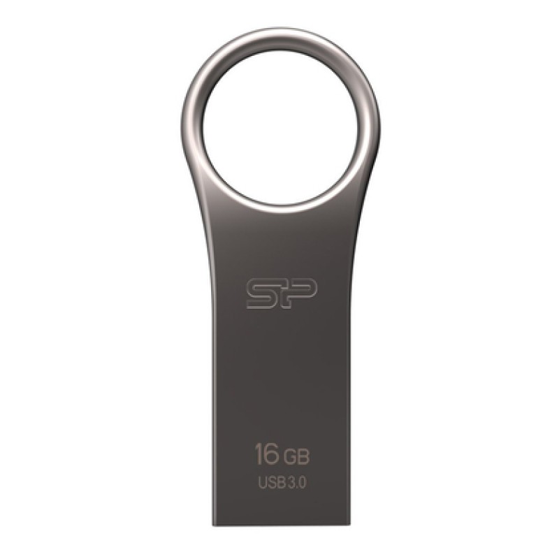 SILICON POWER SILICON POWER USB Flash Drive Jewel 80, 16GB, USB 3.2, ασημί