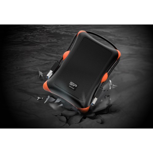SILICON POWER SILICON POWER εξωτερικός HDD Armor A30, 2TB, USB 3.2, μαύρος