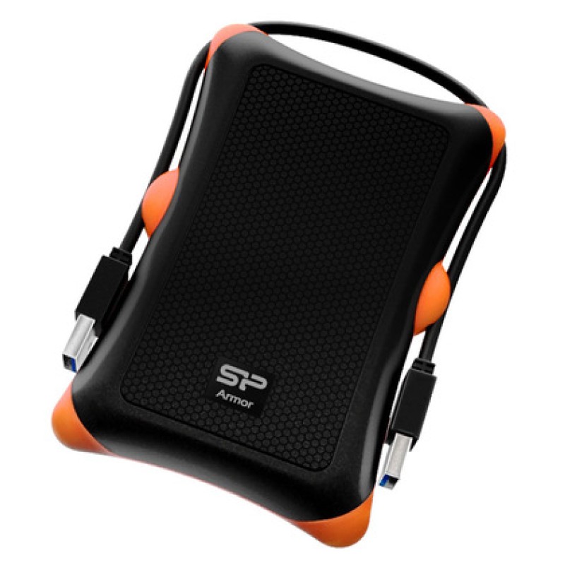 SILICON POWER SILICON POWER εξωτερικός HDD Armor A30, 2TB, USB 3.2, μαύρος