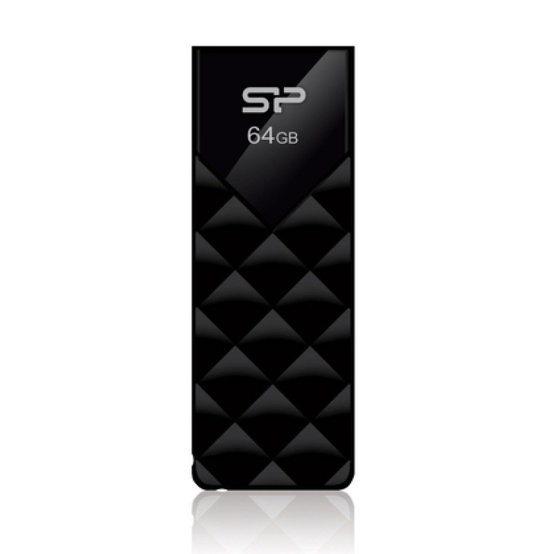 SILICON POWER SILICON POWER USB Flash Ultima U03, 64GB, USB 2.0, μαύρο