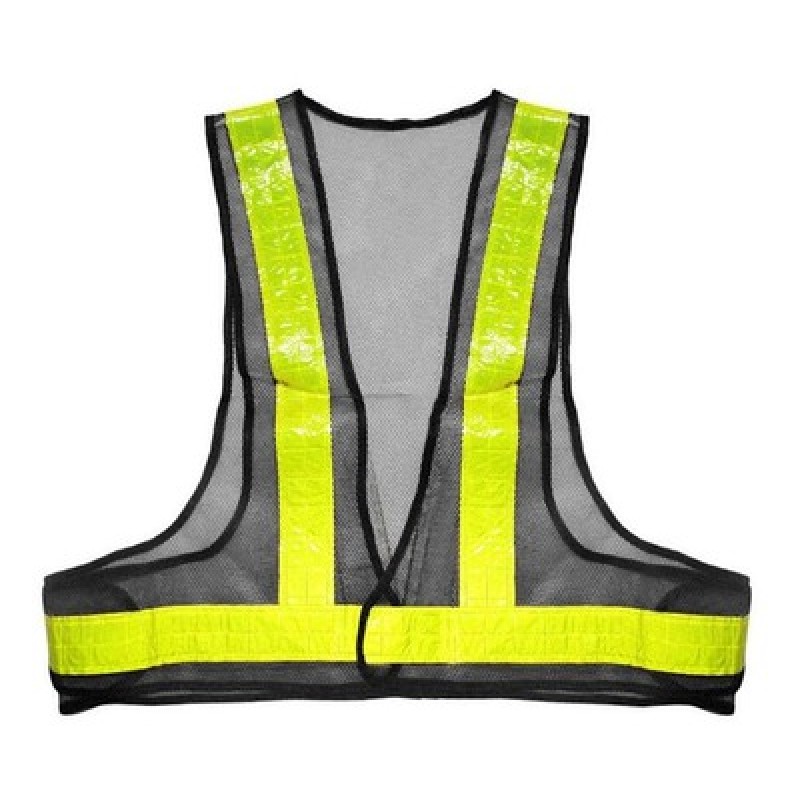 UNBRANDED Ανακλαστικό γιλέκο ρυθμιζόμενου φάρδους AG590A, κίτρινο