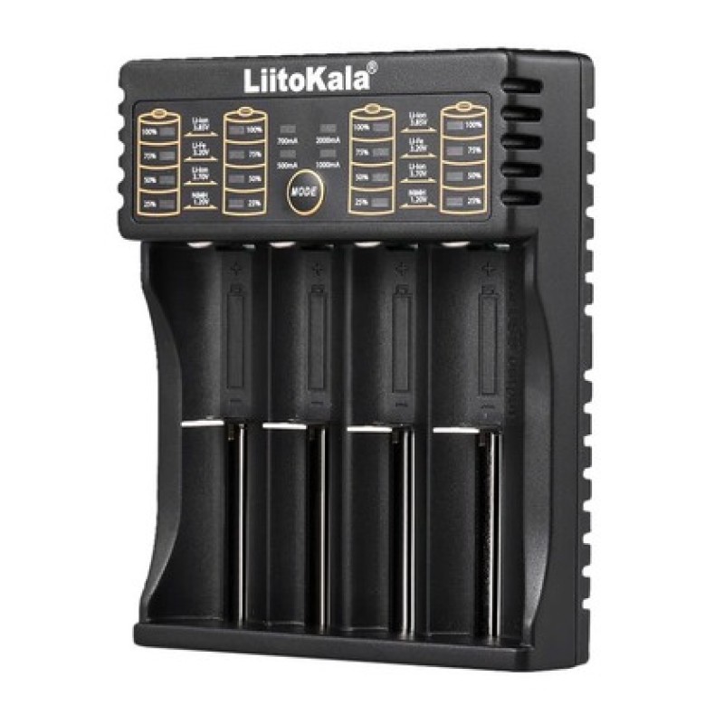 LIITOKALA LIITOKALA φορτιστής LII-402 για μπαταρίες NiMH/CD, Li-Ion, IMR, 4 slots