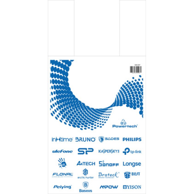 UNBRANDED Σακούλα εμπορευμάτων τύπου φανελάκι SAK-007 30 x 60, νάυλον, 20τμχ