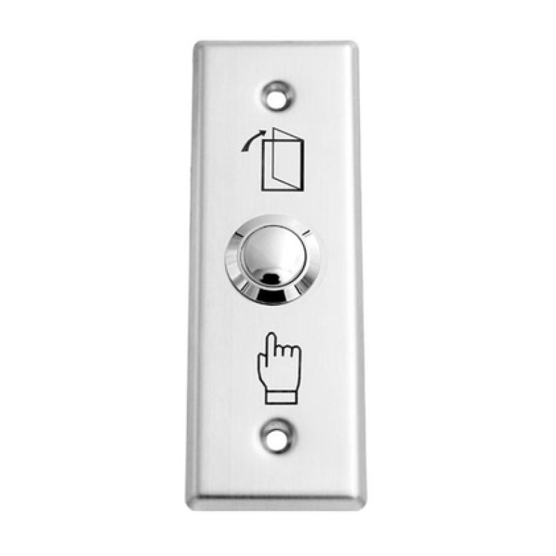 SECUKEY SECUKEY Χωνευτό μπουτόν SCK-CBUTTON1, 3Α, ασημί