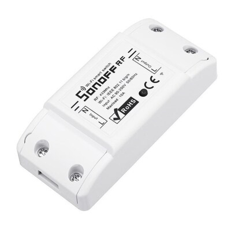 SONOFF SONOFF Smart Διακόπτης RF2 433MHz, WiFi 2.4GHz, λευκό