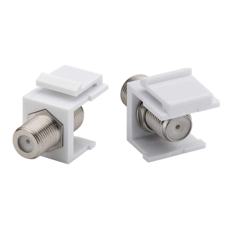 Powertech POWERTECH F-Coupler adapter CAB-N154 για patch panel, λευκό