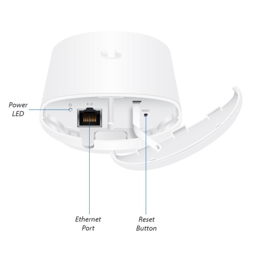 UBIQUITI UBIQUITI NanoStation Loco 5AC, 5GHz, 450Mbps, 13dBi, λευκό