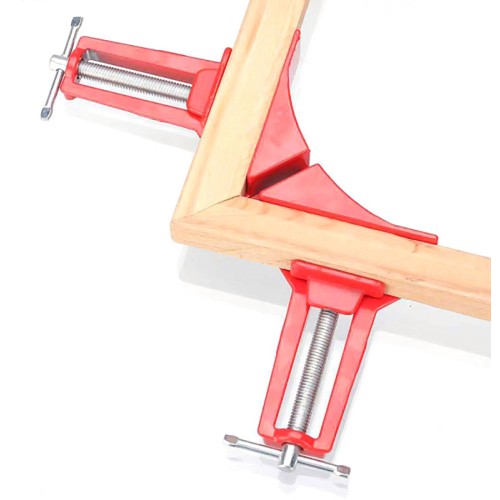 Powertech POWERTECH γωνιακός σφιγκτήρας 90° TOOL-0024, 100mm, κόκκινος