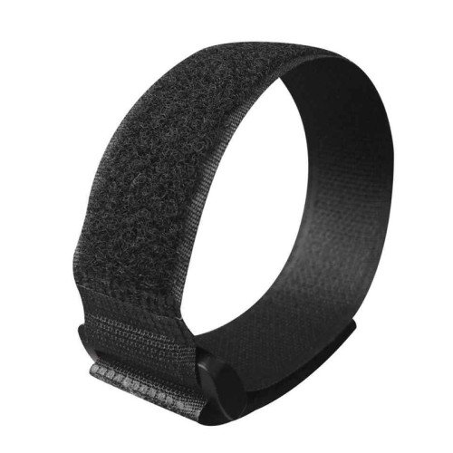 Powertech POWERTECH ιμάντας τύπου velcro TIES-026, 45x2cm, μαύρος, 10τμχ