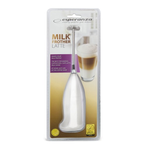 Esperanza ESPERANZA μίξερ χειρός παραγωγής αφρόγαλου EKF001W, λευκό