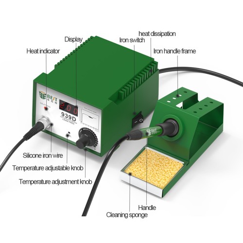 BEST BEST Soldering station BST-939D, 90W, 200-480°C