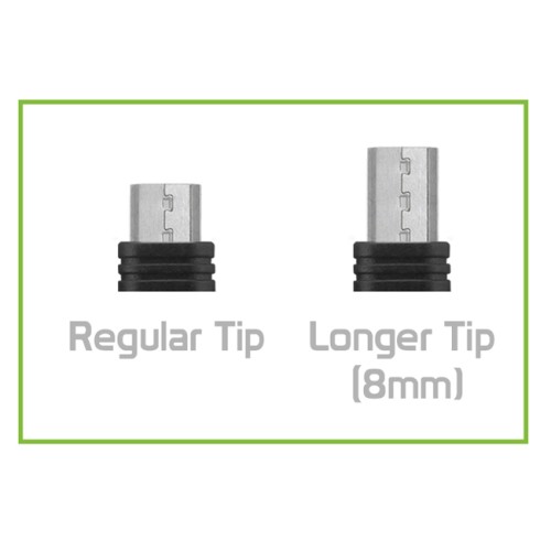 Powertech POWERTECH καλώδιο USB σε Micro USB CAB-U129, 8mm tip, 1.5m, μαύρο