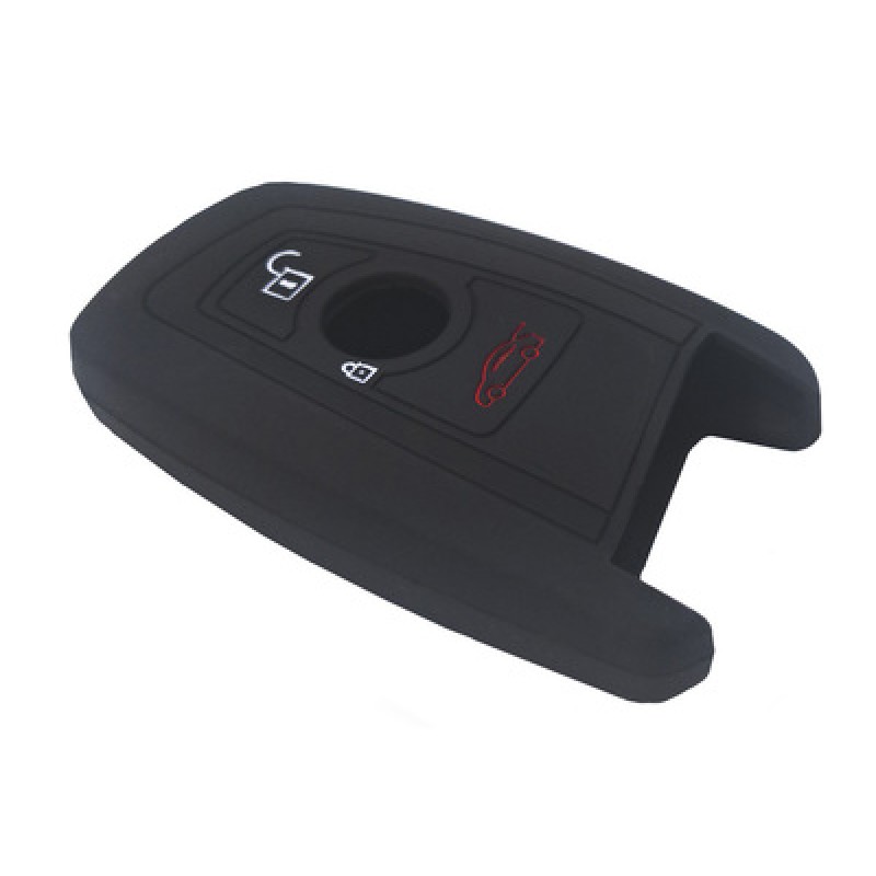 UNBRANDED Θήκη κλειδιού για αυτοκίνητα BMW 2013-01, εύκαμπτη, μαύρη