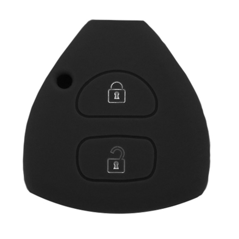 UNBRANDED Θήκη κλειδιού για αυτοκίνητα Toyota 3006-02, εύκαμπτη, μαύρη