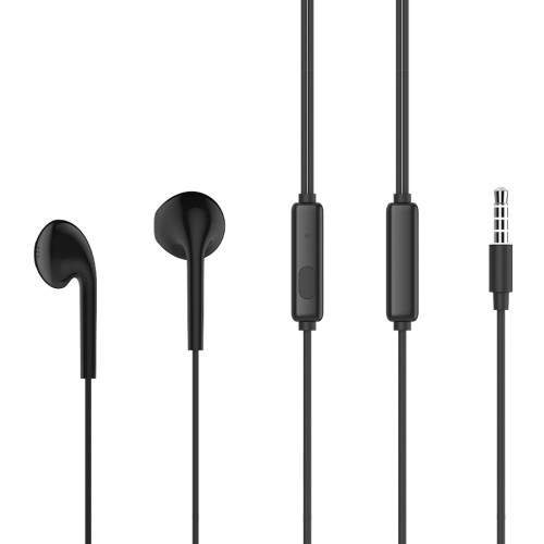 CELEBRAT CELEBRAT earphones με μικρόφωνο G12, 3.5mm σύνδεση, Φ14.2mm, 1.2m, μαύρο
