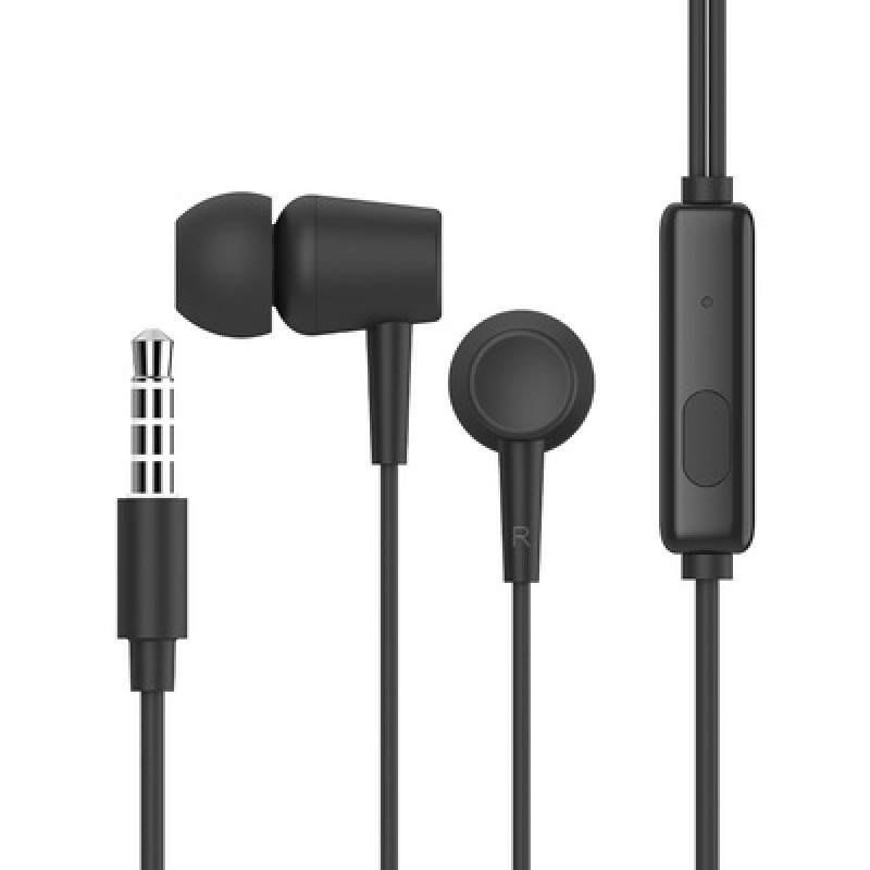 CELEBRAT CELEBRAT earphones με μικρόφωνο G13, 3.5mm σύνδεση, Φ10mm, 1.2m, μαύρο