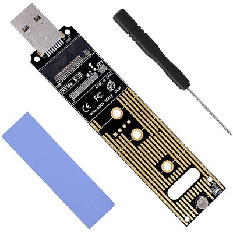 Powertech POWERTECH Converter M.2 Key M NVMe σε USB 3.1 Gen 2 TOOL-0045
