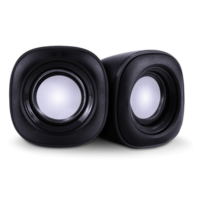 Powertech POWERTECH ηχεία Essential sound PT-844, 2x 3W, 3.5mm, μαύρα