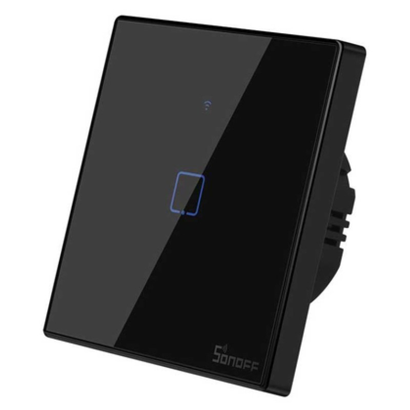 SONOFF SONOFF smart διακόπτης ΤΧ-T3EU1C, αφής, Wi-Fi, μονός, μαύρος