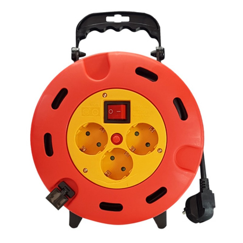 Powertech POWERTECH μπαλαντέζα κλειστού τύπου PT-896, 3x schuko, 16A, 5m