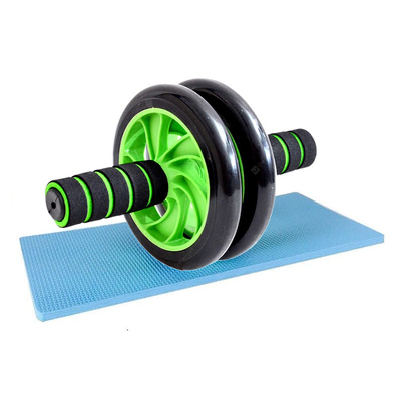 UNBRANDED Ρόδα κοιλιακών AB Wheel GYM-0001, μαύρο-πράσινο