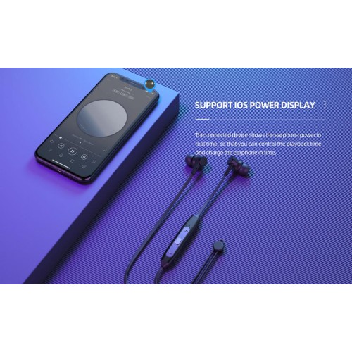 CELEBRAT CELEBRAT earphones A20 με μαγνήτη, Bluetooth, 10mm, 70mAh, μαύρα