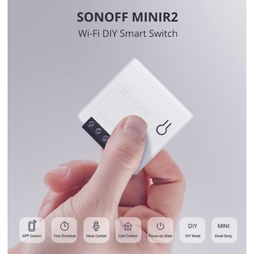 SONOFF SONOFF Smart διακόπτης MINIR2, two-way, WiFi