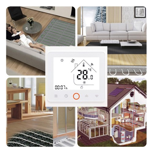 UNBRANDED Θερμοστάτης πετρελαίου BHT-002-GB, χωνευτός, λευκός