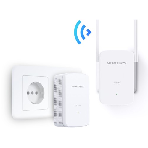 MERCUSYS MERCUSYS Powerline Extender MP510 Kit, AV1000 Gigabit, WiFi, Ver: 1.0