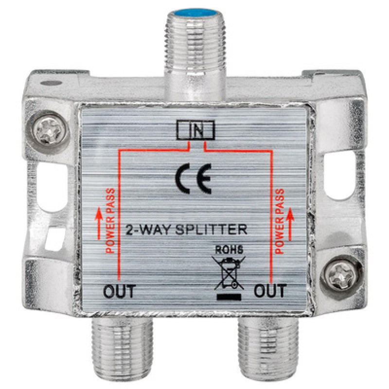 Powertech POWERTECH SAT-splitter CAB-V032, 2-way, 5-2400MHz, 100dB