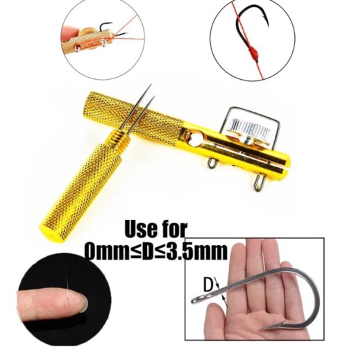 Powertech POWERTECH εργαλείο πλεξίματος γάντζου ψαρέματος FISH-0015, χρυσό