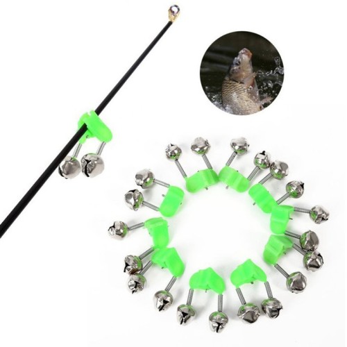 Powertech POWERTECH συναγερμός για καλάμι ψαρέματος FISH-0002, πράσινο, 5τμχ