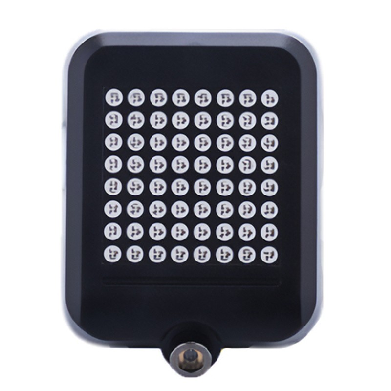 UNBRANDED Έξυπνος οπίσθιος φωτισμός ποδηλάτου BIKE-0034, LED, μπαταρία, USB, μαύρο
