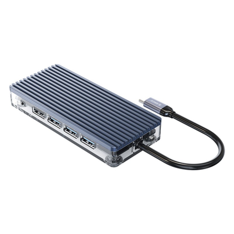 ORICO ORICO docking station WB-11P, 11 θυρών, USB-C σύνδεση, 100W PD, 4K, γκρι