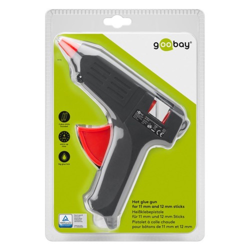 GOOBAY GOOBAY θερμικό πιστόλι σιλικόνης 59176, 20W, 11-12mm, μαύρο