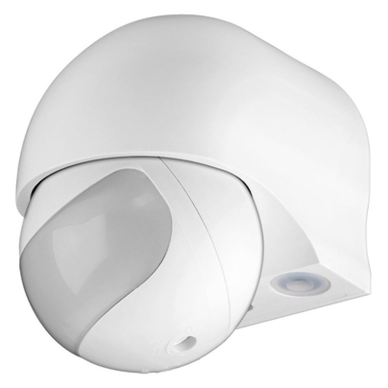 GOOBAY GOOBAY ανιχνευτής κίνησης 95174, εξωτερική χρήση, IP44, 180°, 12m, λευκό