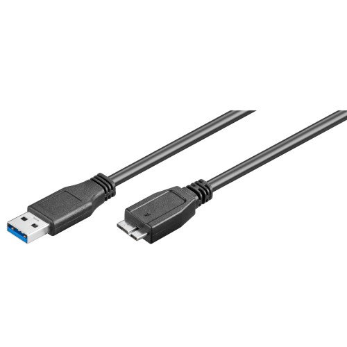 GOOBAY GOOBAY καλώδιο USB 3.0 σε USB 3.0 micro Τype B 95026, 1.8m, μαύρο