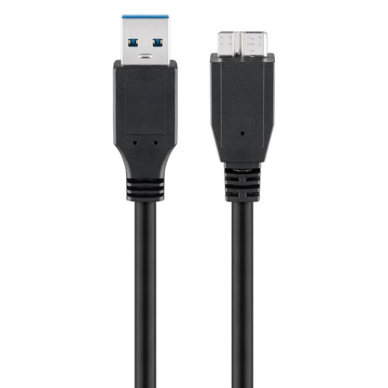 GOOBAY GOOBAY καλώδιο USB 3.0 σε USB 3.0 micro Τype B 95026, 1.8m, μαύρο