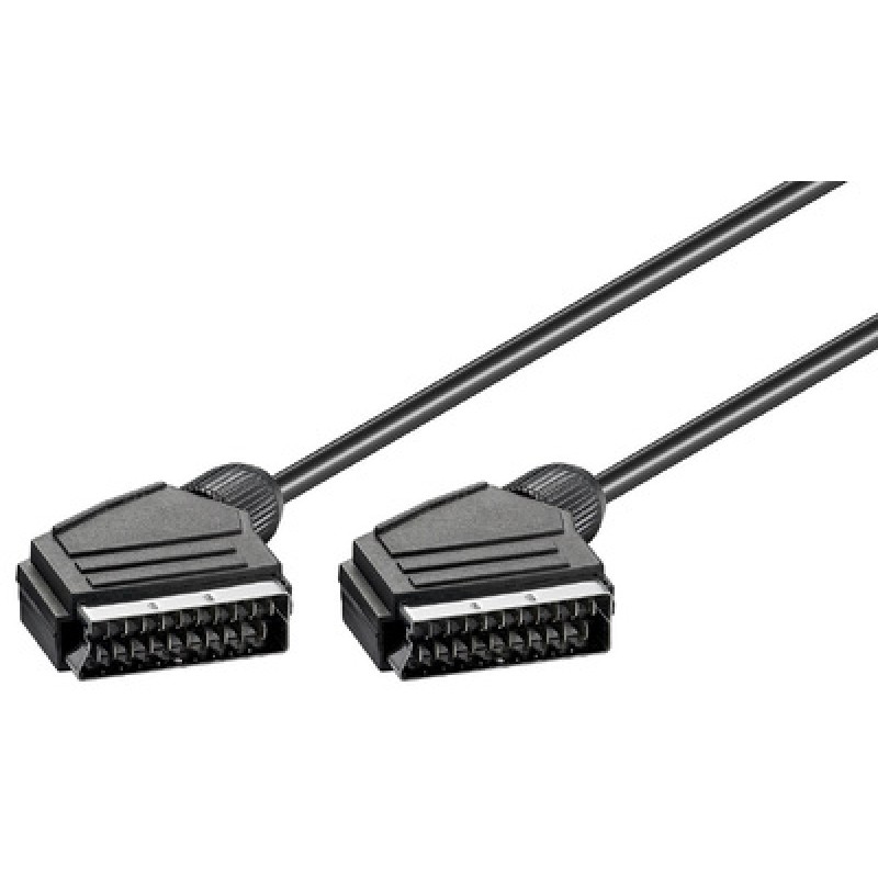 GOOBAY GOOBAY καλώδιο Scart 21pin σε Scart 21pin 50176, 5m, μαύρο