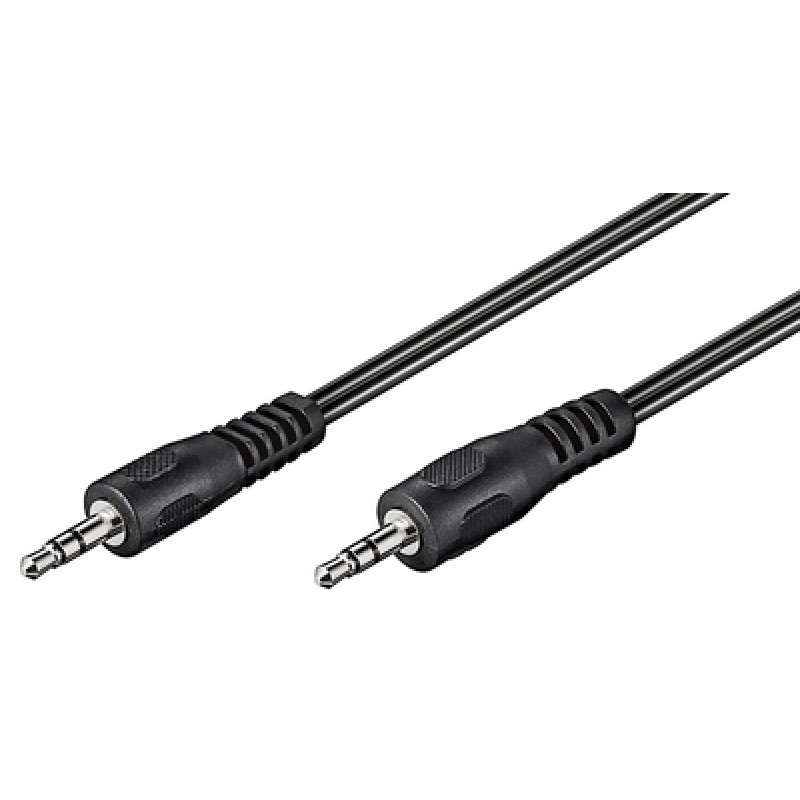 GOOBAY GOOBAY καλώδιο ήχου 3.5mm 50019, 3 pin stereo, 1.5m, μαύρο