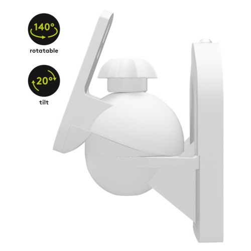 GOOBAY GOOBAY επιτοίχια βάση ηχείων 49394, έως 3.5kg, λευκή