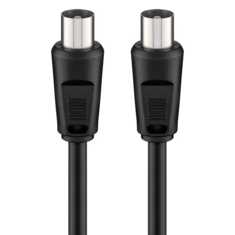 GOOBAY GOOBAY καλώδιο κεραίας αρσενικό 68146, <70dB, CCS, 1.5m, μαύρο